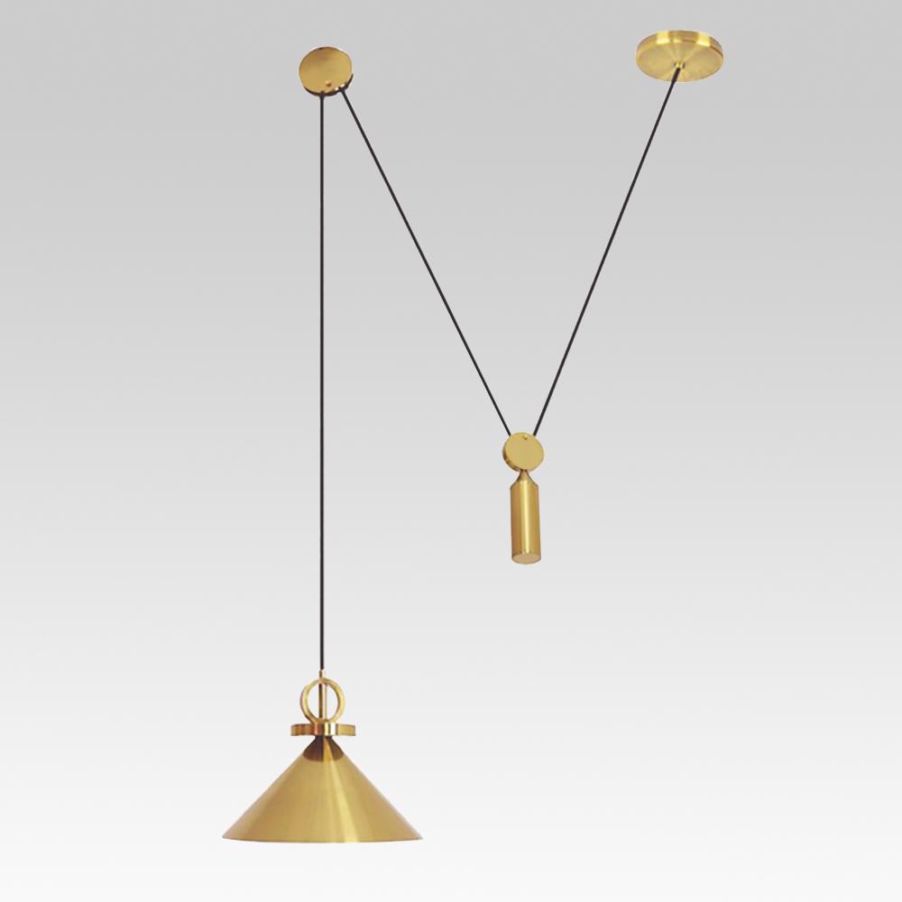 Iluminación Colgante Moderna de Polea