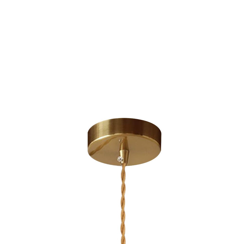 Lámpara Colgante Vintage de Vidrio de Agua Martillado con 1 Luz