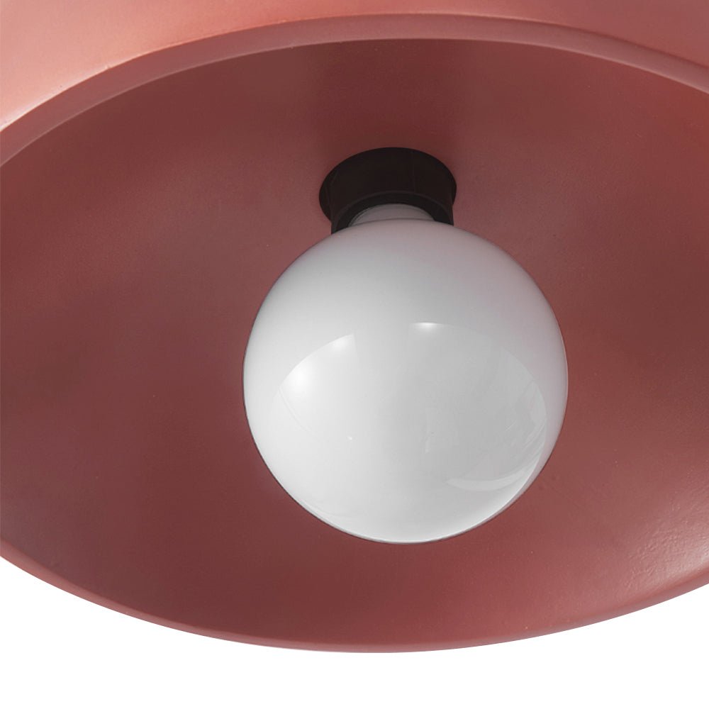 Lámpara Colgante Cilíndrica de Resina Wabi Sabi de 1 Luz para Comedor y Mesita de Noche