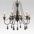 Candelabro de Velas de Madera con 6 Luces