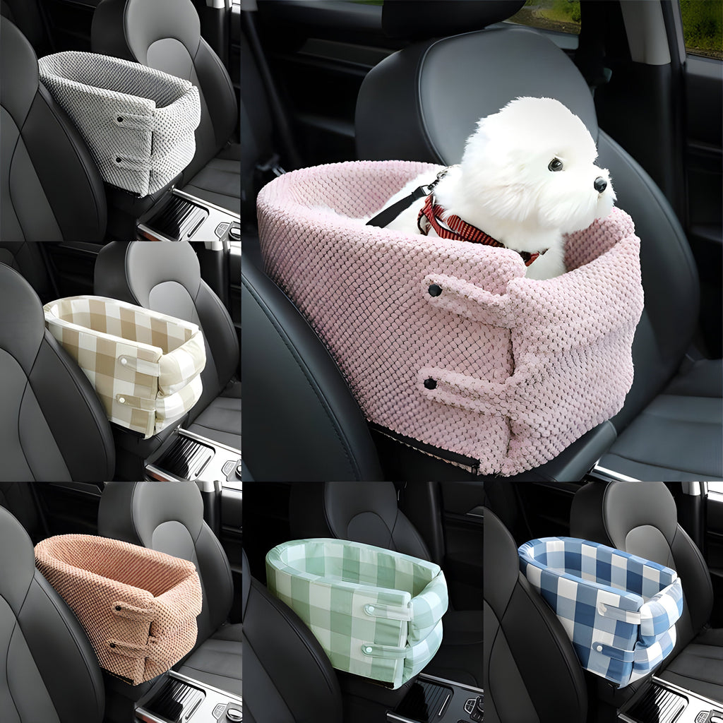 Asiento de coche para mascotas para perro y gato pequeños
