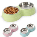 Cuencos DualFeast para Mascotas para Comida y Agua, Diseño Antideslizante
