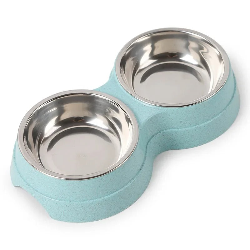 Cuencos DualFeast para Mascotas para Comida y Agua, Diseño Antideslizante