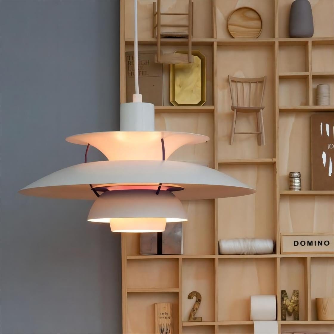 Lámpara Colgante Moderna para el Hogar – Azul y Minimalista