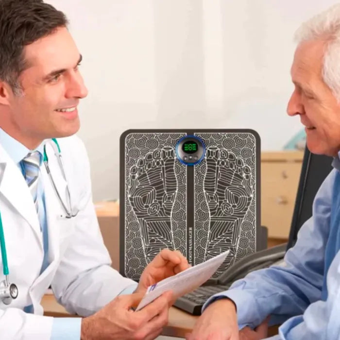 LymfoPulse Vital – innovador masajeador de pies NMES para la circulación sanguínea y el flujo de líquidos