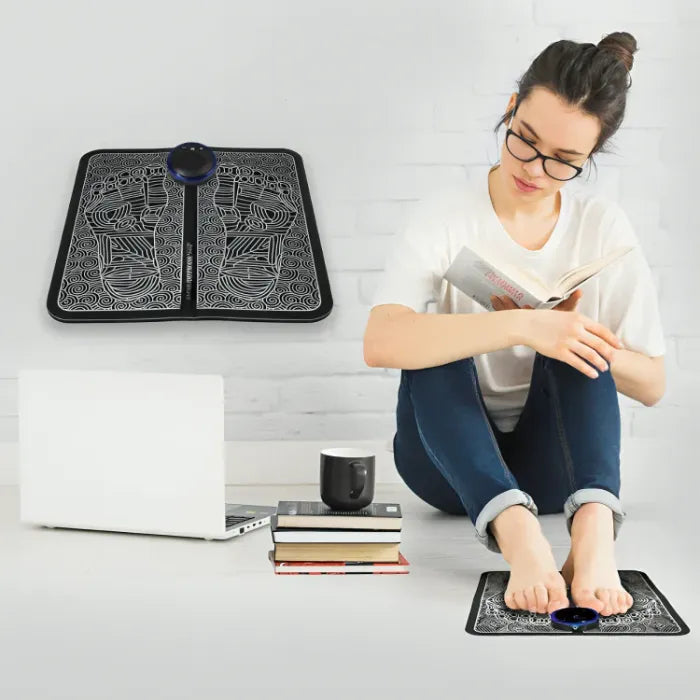 LymfoPulse Vital – innovador masajeador de pies NMES para la circulación sanguínea y el flujo de líquidos