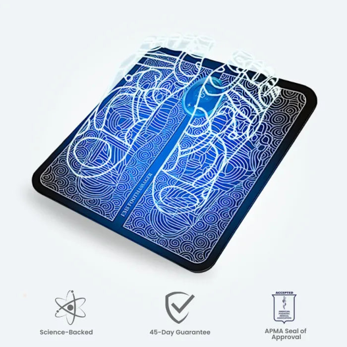 LymfoPulse Vital – innovador masajeador de pies NMES para la circulación sanguínea y el flujo de líquidos