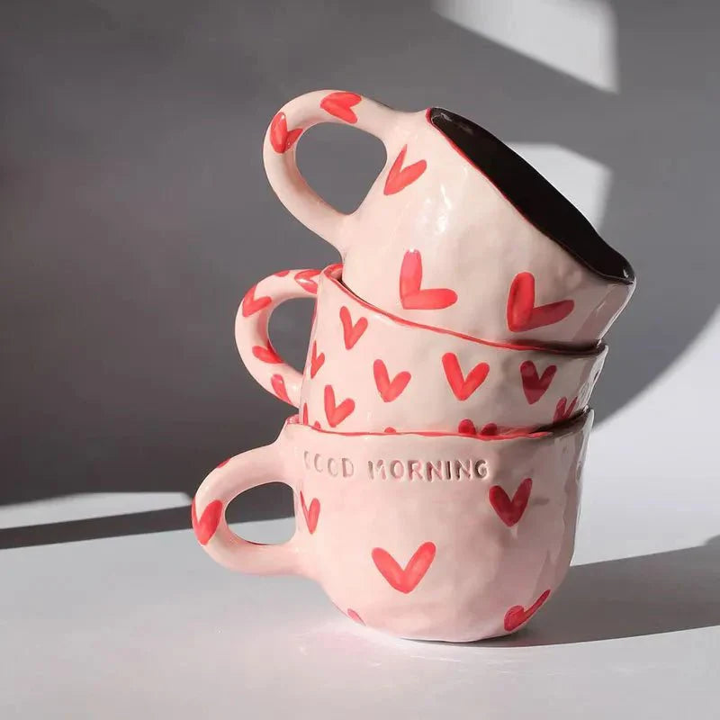 HeartMug - Taza en forma de corazón diseñada para amor y confort