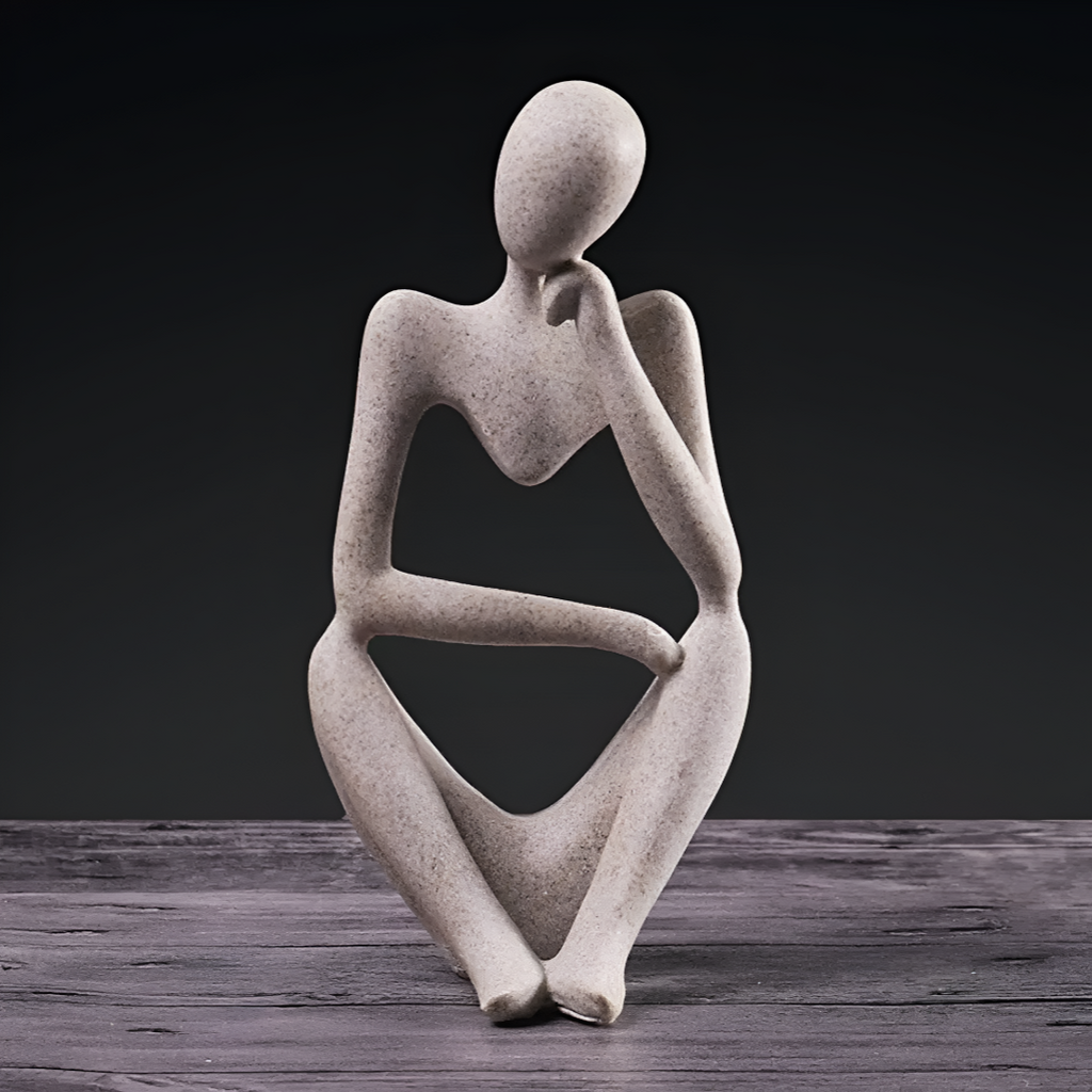 Escultura Abstracta "El Pensador" – Elegancia Atemporal para tu Interior