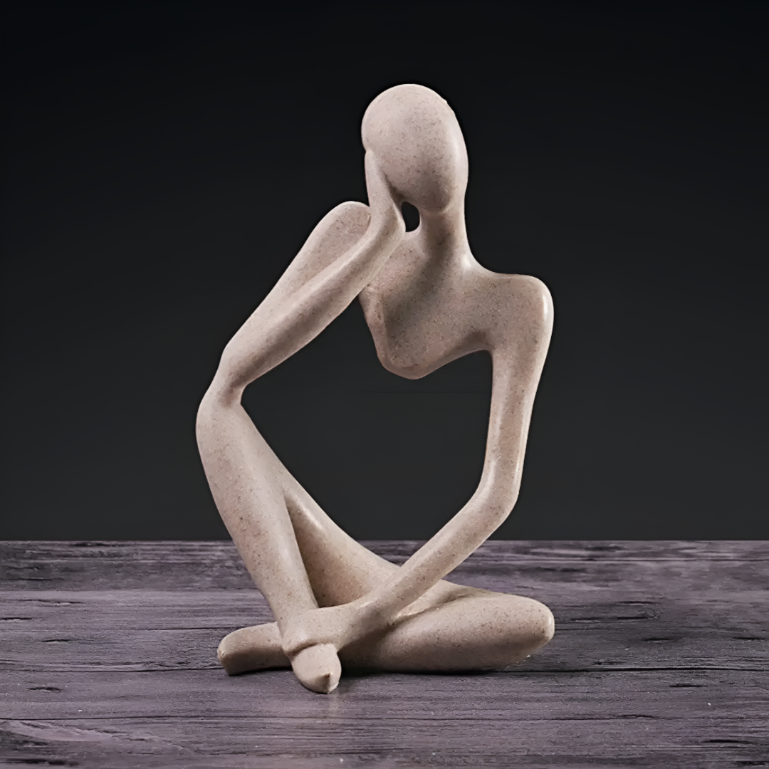 Escultura Abstracta "El Pensador" – Elegancia Atemporal para tu Interior