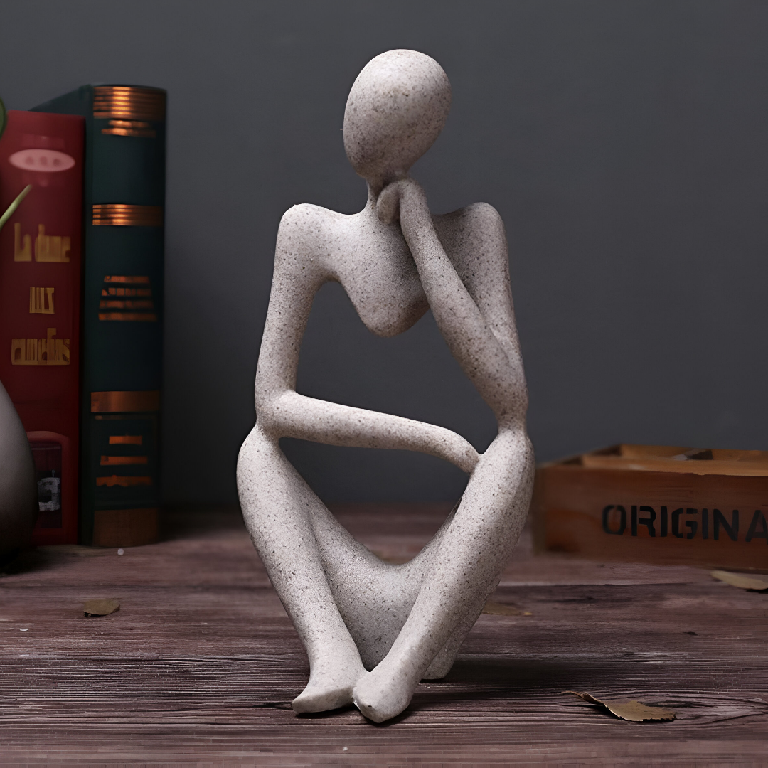 Escultura Abstracta "El Pensador" – Elegancia Atemporal para tu Interior