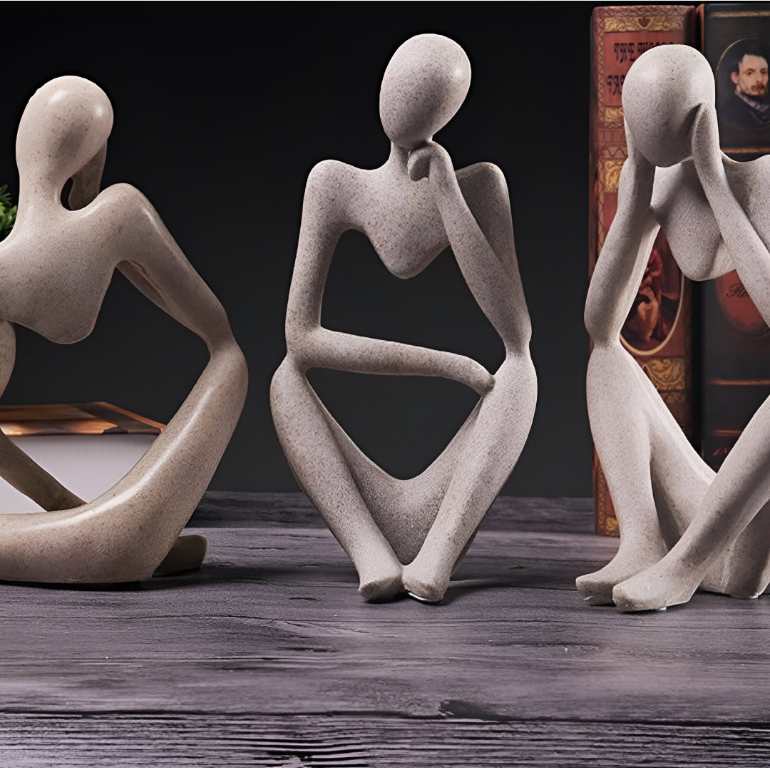 Escultura Abstracta "El Pensador" – Elegancia Atemporal para tu Interior