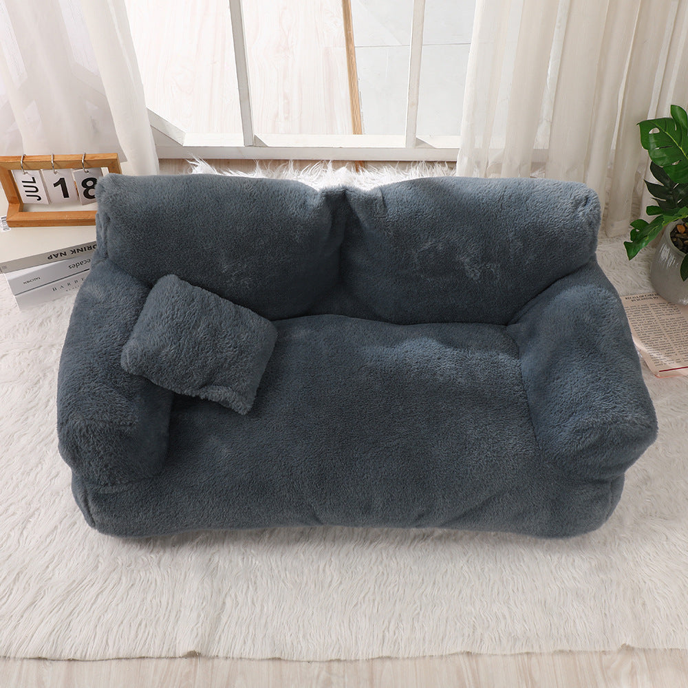 Sofá Acogedor de Lujo para Perros: Cama de Confort Acolchada