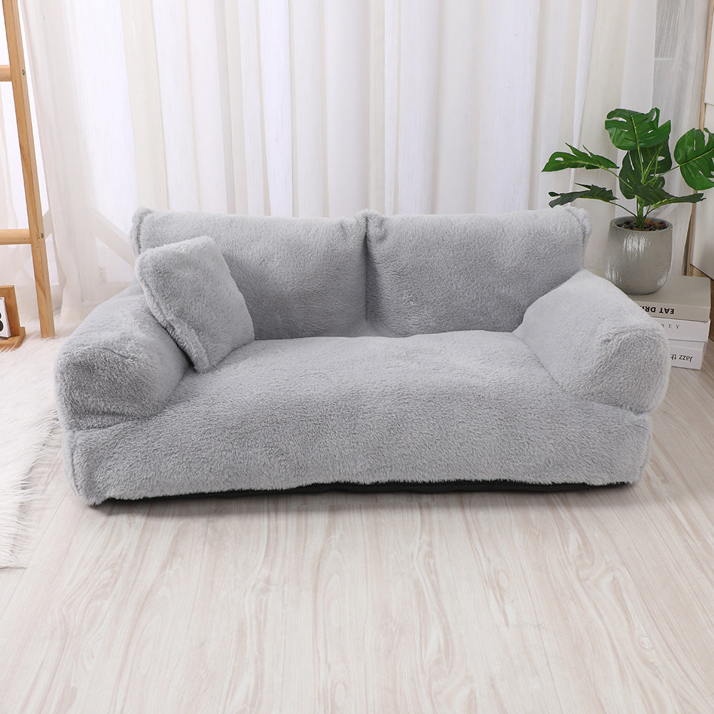 Sofá Acogedor de Lujo para Perros: Cama de Confort Acolchada