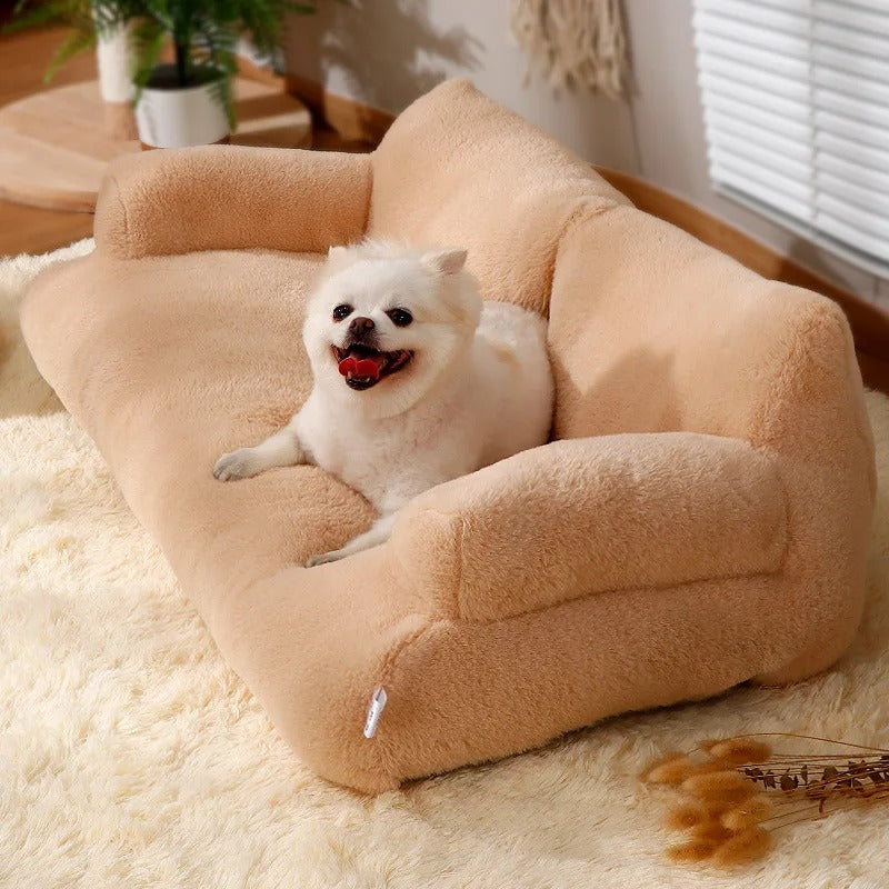 Sofá Acogedor de Lujo para Perros: Cama de Confort Acolchada