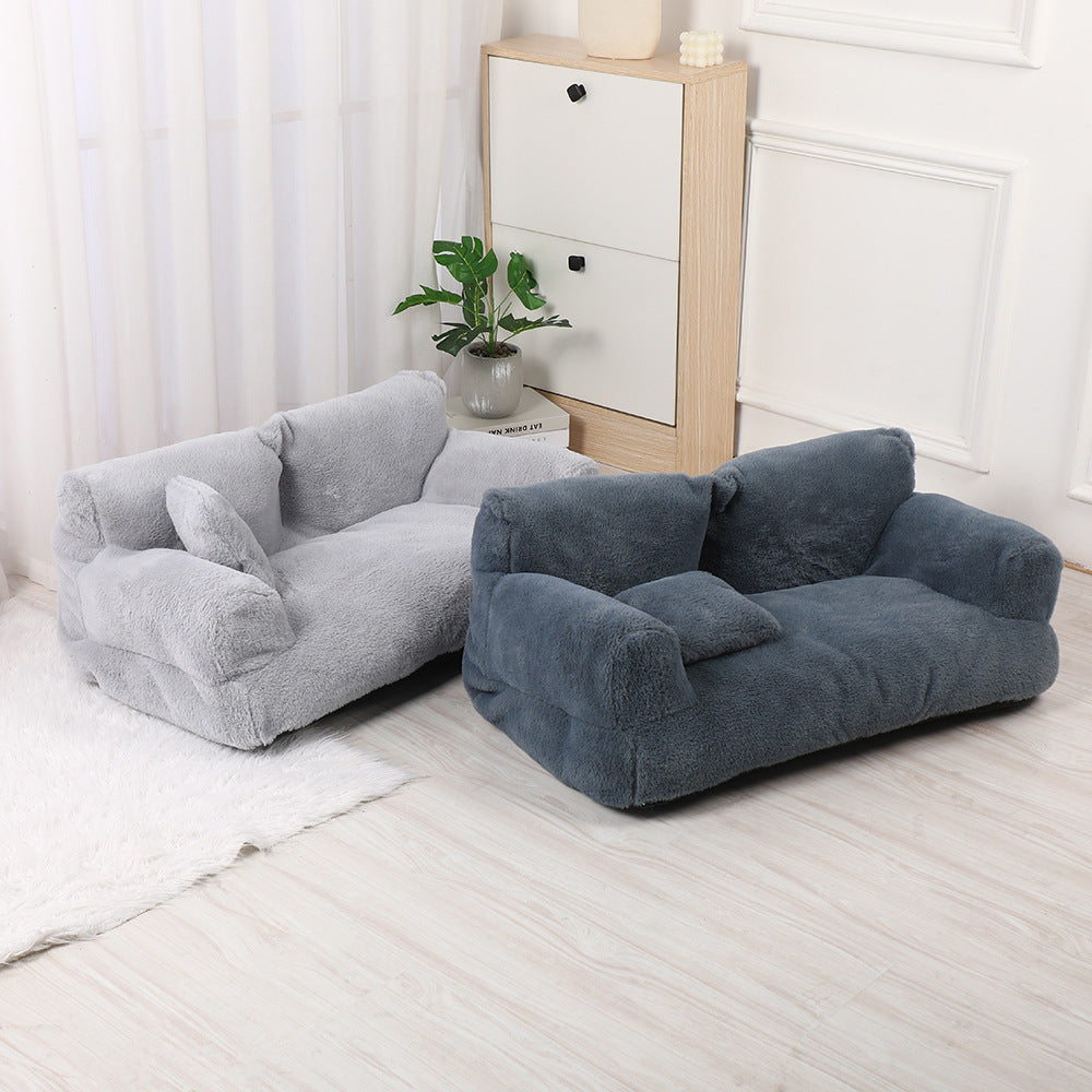 Sofá Acogedor de Lujo para Perros: Cama de Confort Acolchada