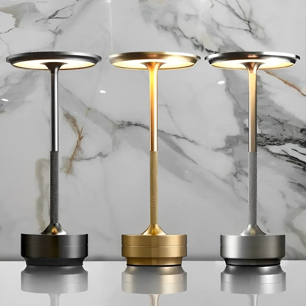Lámpara de Mesa Portátil - Elegante y a Batería