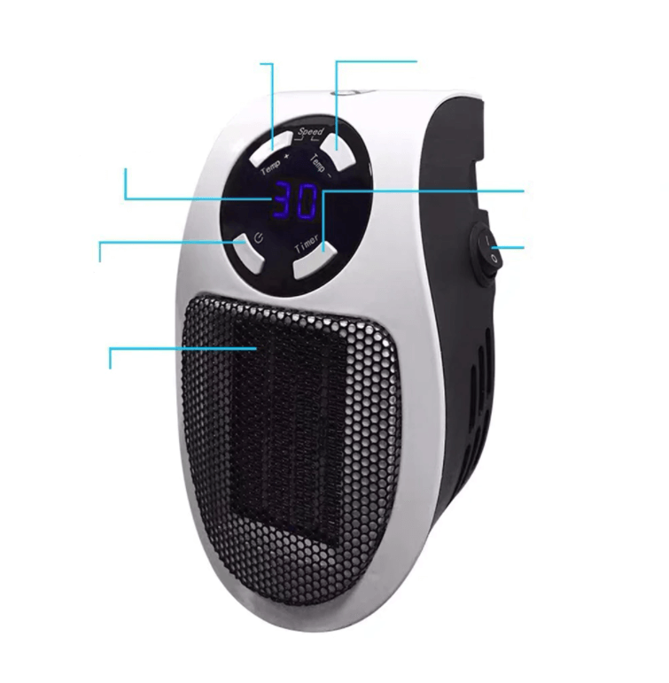 Calefactor eléctrico portátil