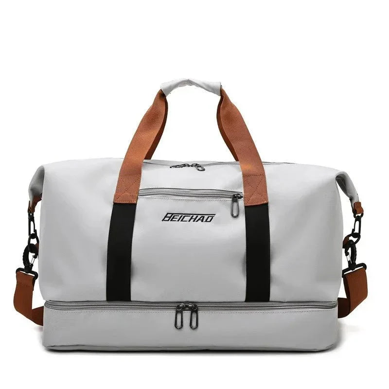 BowLift | FITVOY DUFFEL – Bolsa de gimnasio y viaje ligera con compartimento para zapatos y separación húmedo-seco