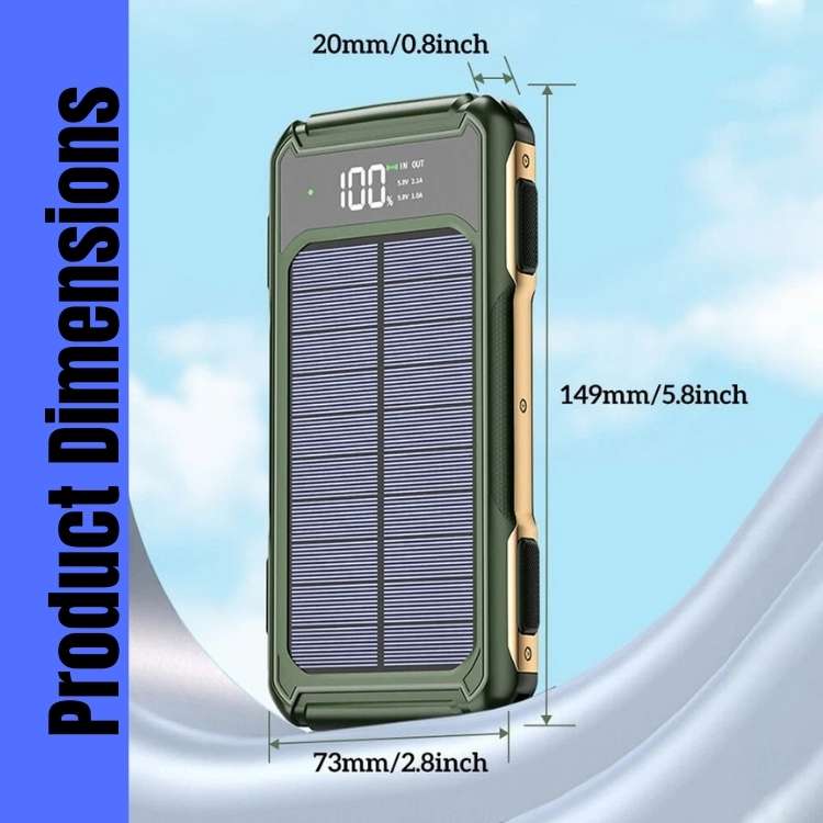 Cargador Solar PowerFlex 200000mAh