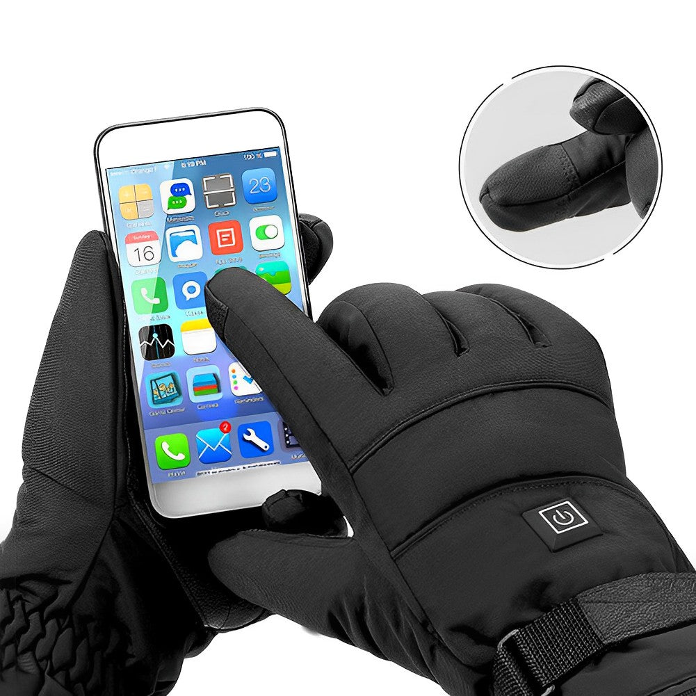Guantes de invierno calefaccionados recargables
