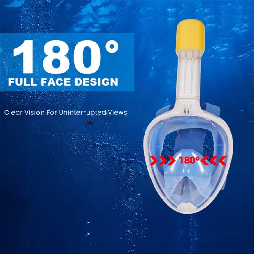 Máscara de Snorkel de Silicona de Grado Profesional para Hombres y Mujeres