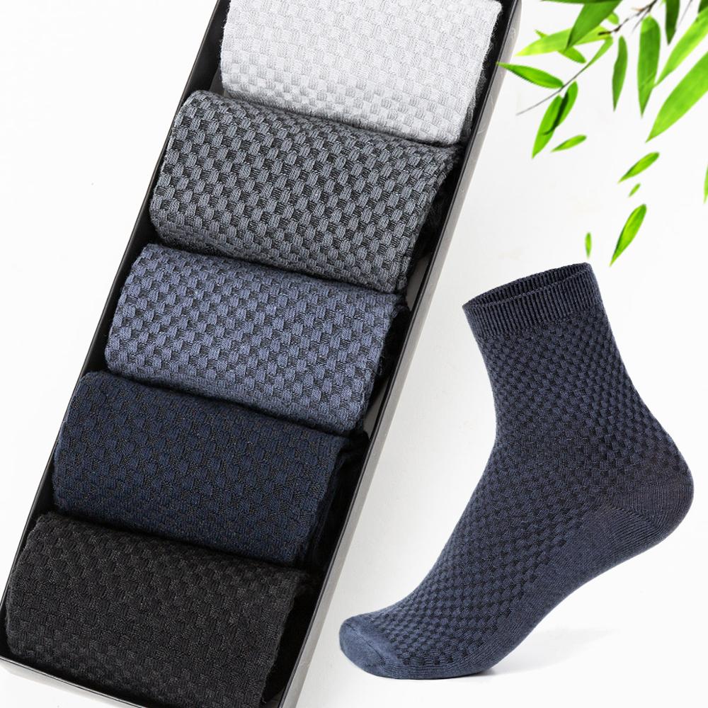 Calcetines de Bambú – Paquete de 5 – para Hombres – transpirables y frescos