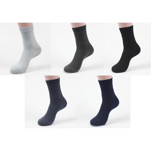 Calcetines de Bambú – Paquete de 5 – para Hombres – transpirables y frescos