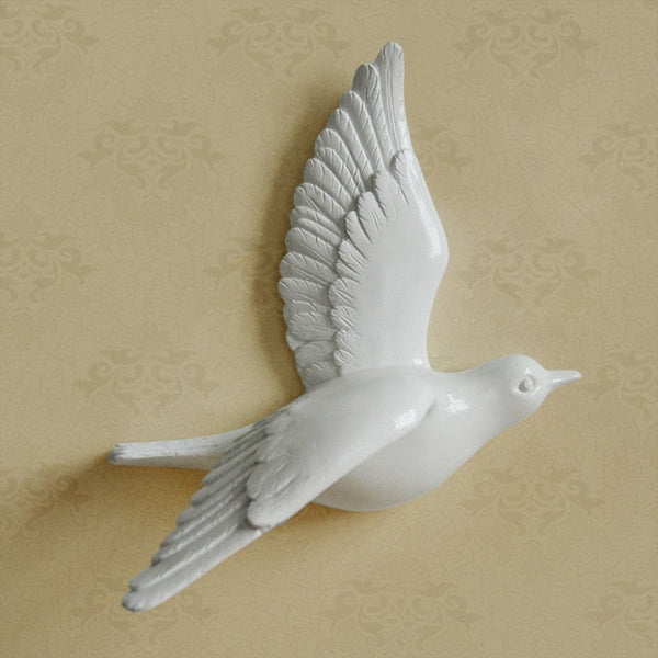 BirdAura - Decoración de Pared de Pájaro Hecha a Mano para el Estilo del Hogar