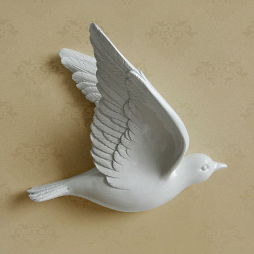 BirdAura - Decoración de Pared de Pájaro Hecha a Mano para el Estilo del Hogar