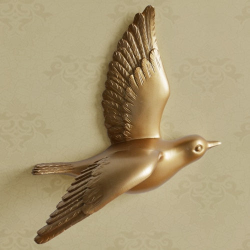 BirdAura - Decoración de Pared de Pájaro Hecha a Mano para el Estilo del Hogar