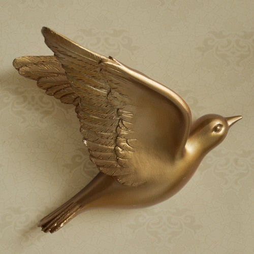 BirdAura - Decoración de Pared de Pájaro Hecha a Mano para el Estilo del Hogar