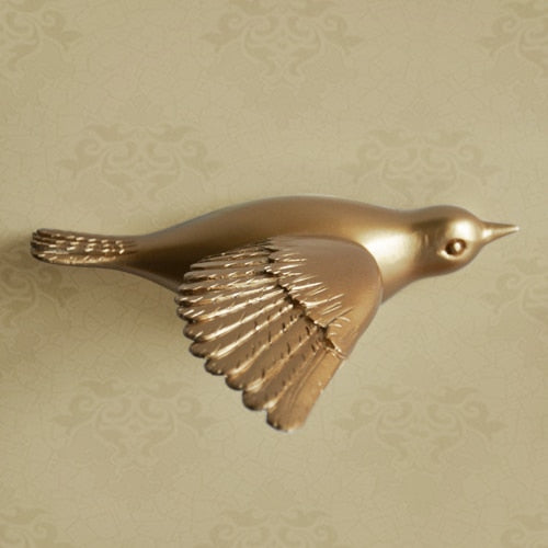 BirdAura - Decoración de Pared de Pájaro Hecha a Mano para el Estilo del Hogar