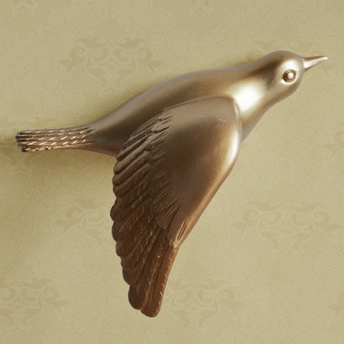 BirdAura - Decoración de Pared de Pájaro Hecha a Mano para el Estilo del Hogar