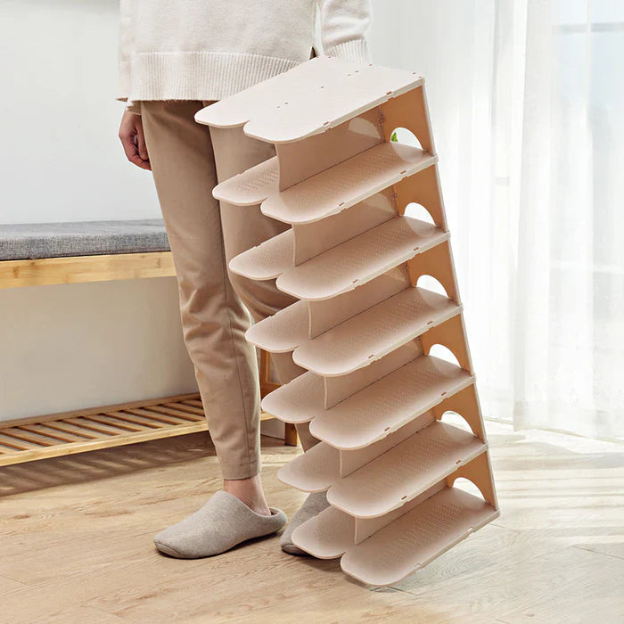 ShoeStor - Almacenamiento modular de zapatos de 6 niveles para espacios organizados
