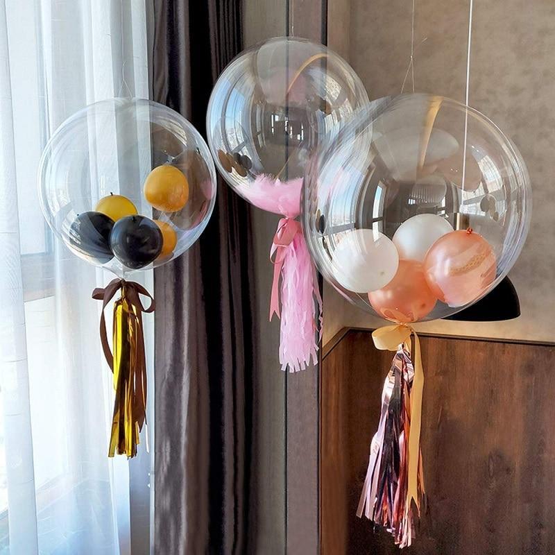 Globos Bobo Transparentes (10PCS)