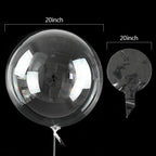 Globos Bobo Transparentes (10PCS)