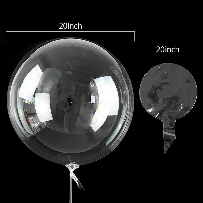 Globos Bobo Transparentes (10PCS)
