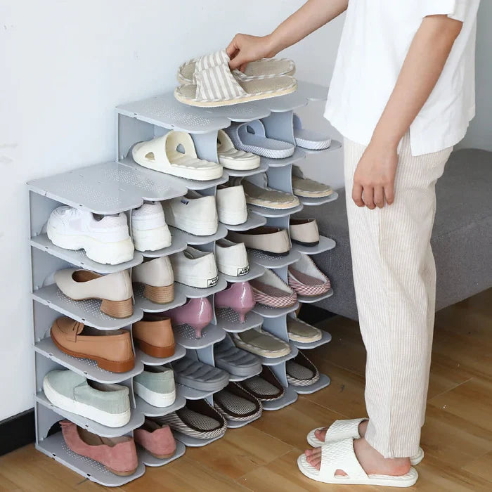 ShoeStor - Almacenamiento modular de zapatos de 6 niveles para espacios organizados
