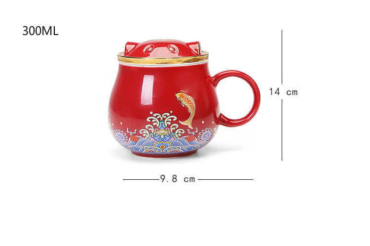 Tazas Infusoras de Té de Cerámica Japonesa