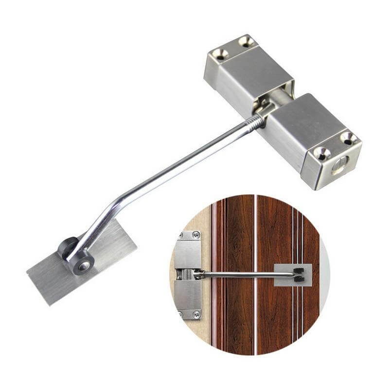 Bisagra automática ajustable de acero inoxidable