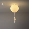 Lámpara de Techo Juguetona con Osos y Luces de Globo para la Habitación Infantil
