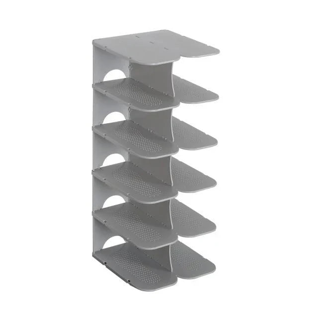 ShoeStor - Almacenamiento modular de zapatos de 6 niveles para espacios organizados