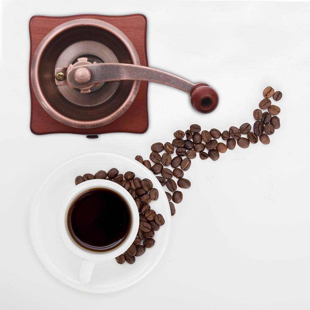 BowLift | Molinillo de café manual de madera antigua