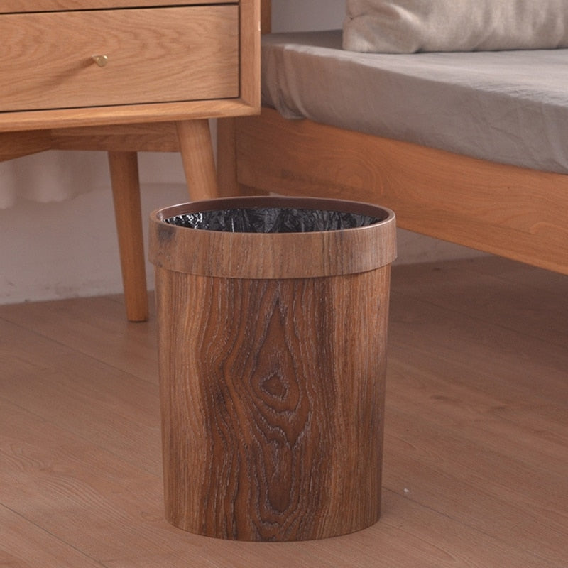 NordicWood - Elegante papelera de madera