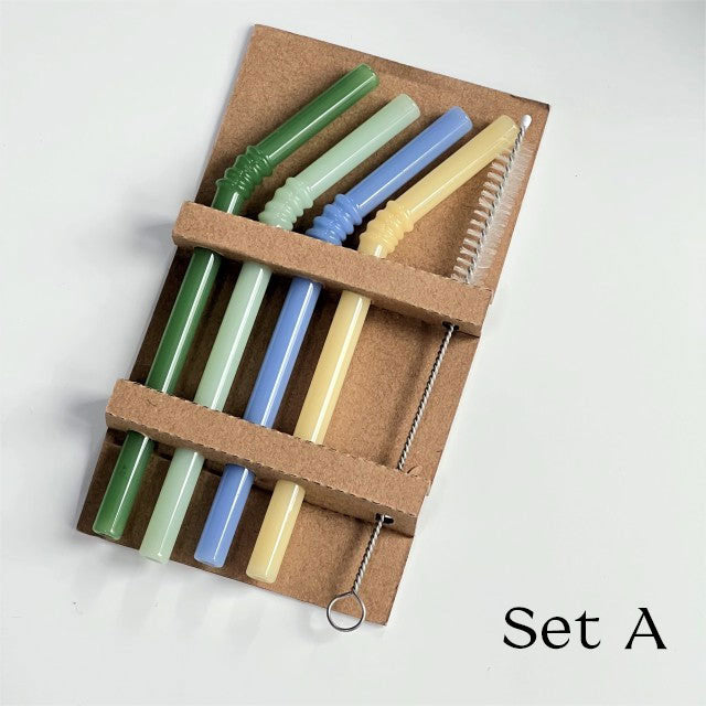 Pajilla de vidrio - Set de 4