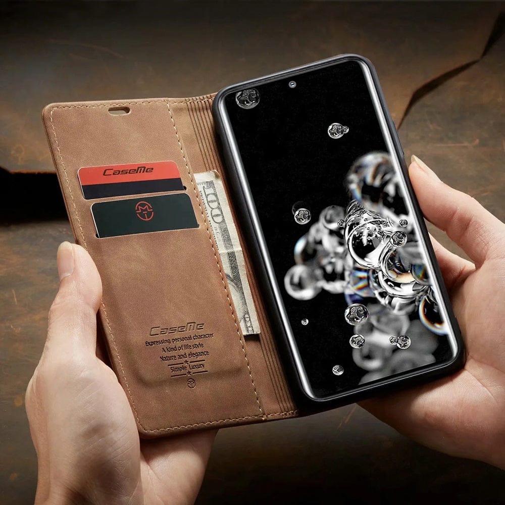 Funda de Cartera para Samsung Galaxy A14/A53/A54/A73/S20Ultra/S20Plus/S20/S21Ultra/S21Plus/S21/S21FE/S22Ultra/S22Plus/S22/S23Ultra/S23Plus/S23/S24Plus/S4 - Funda tipo Flip