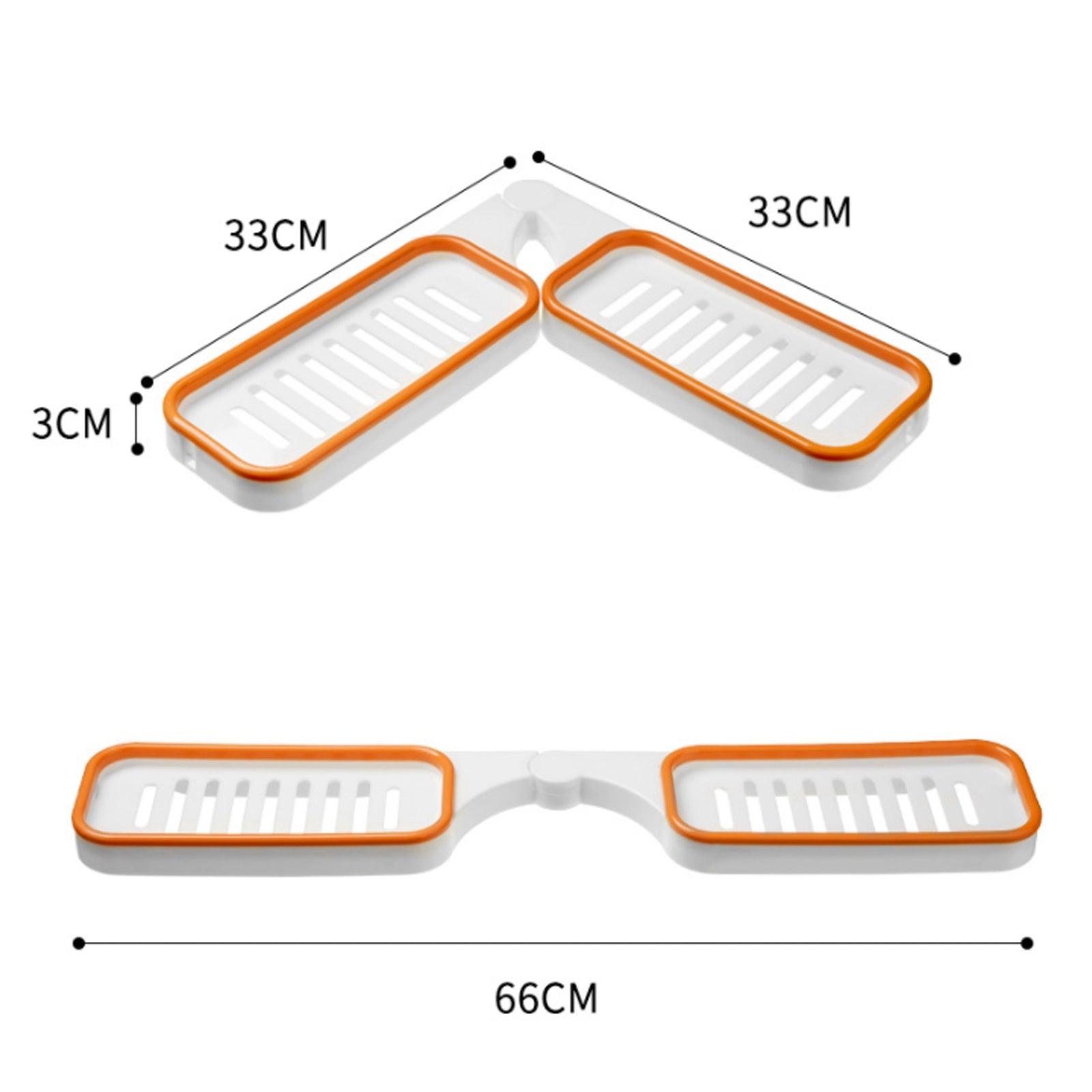 Ocerar™ Estante Esquinero sin Perforación – Almacenamiento Inteligente para el Baño | 50% DESCUENTO