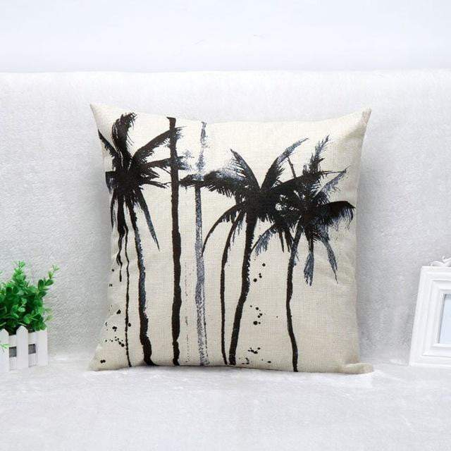 Kalsten | Funda de Cojín Decorativa de Pájaro del Árbol de la Vida Floral Animal
