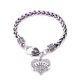 Kalsten | Pulsera de Alerta Médica Diabética para Mujeres - Corazones de Cristal Rosa, Azul, Claro o Rojo - Diabetes